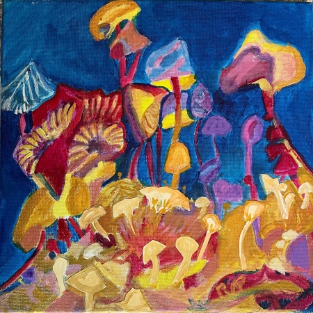 Magic Mushroom by artist Rosalinda Peña